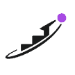 Business growth arrow icon representing success and progress.