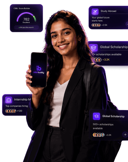 InterBuddy free student app India — Tamil Nadu college student using the app