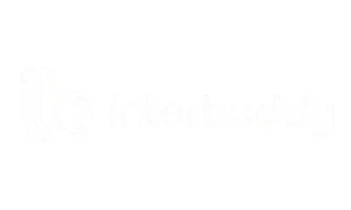 Interbuddy logo featuring educational and technology themes for online learning platform.